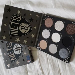 Colourpop Brooklyn Nets Eyeshadow Palette Limited Edition Black Silver